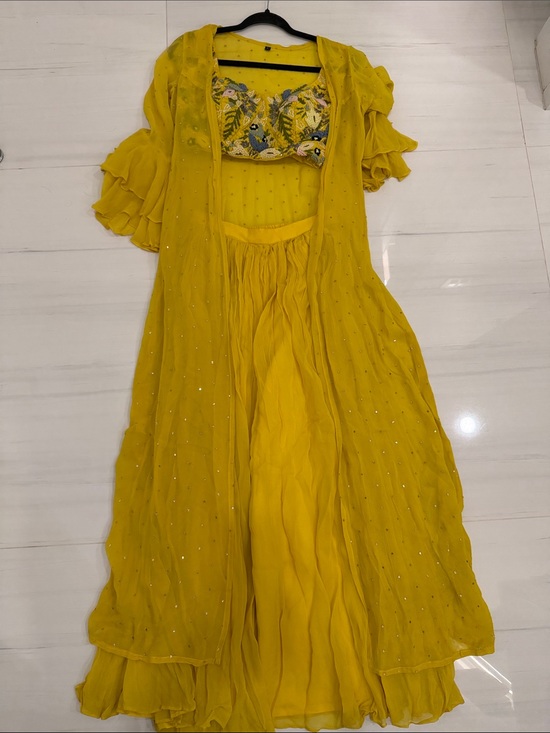 Other - 3 piece choli, palazo, and cape set